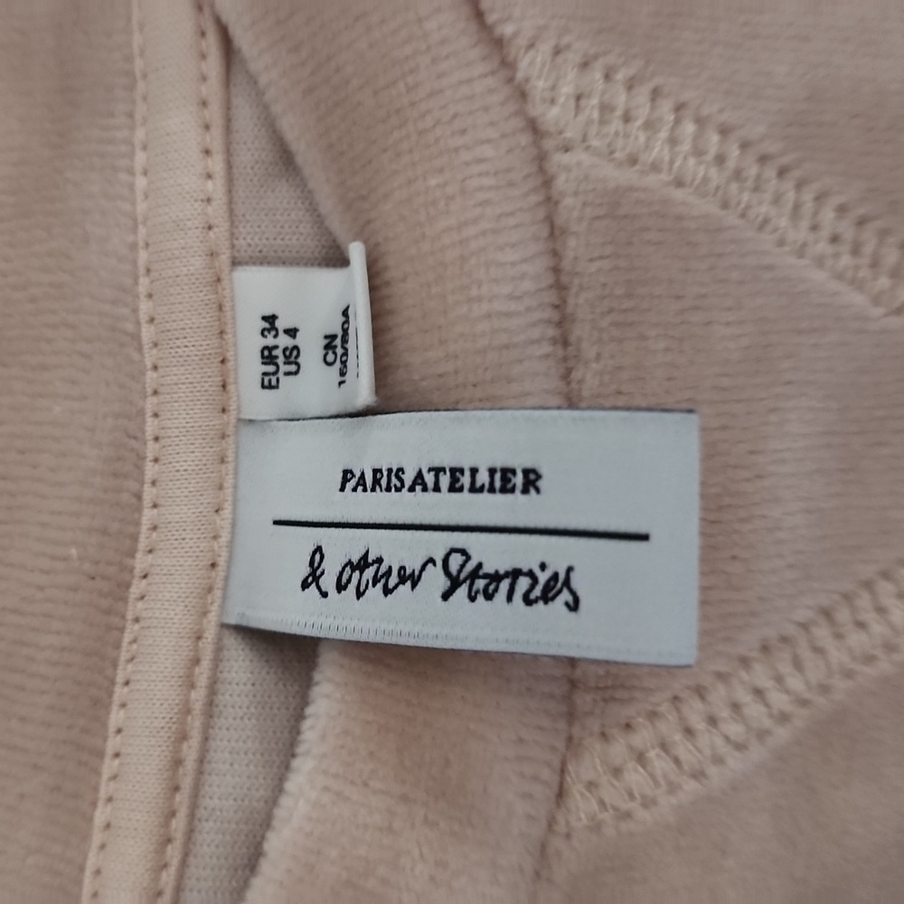 Velour Sweatshirt & Other Stories - Picture 3 of 6